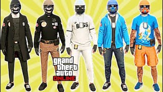 GTA 5 ONLINE  06 COMO OBTER VÁRIOS TRAJES MASCULINOS TRYHARD MODDED FEITOS NA SESSÃO [upl. by Melva397]