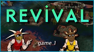 Showmatch Game 1 of 5  Revival  Populous The Beginning [upl. by Sergo388]