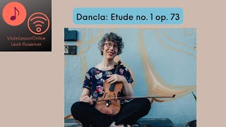 Dancla Etude 1 op 73 dancla [upl. by Merari232]