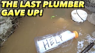 Blocked Drains for months as NO Plumber wanted to go near it [upl. by Yeltsew]