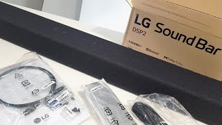 LG SP2 Soundbar Unboxing and Setup with Audio Demos [upl. by Horatius279]