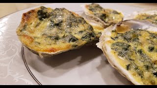 The Absolute BEST Oysters Rockefeller Recipe hors doeuvre or appetizer [upl. by Aihsoj]