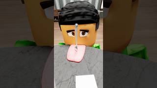 FAKE TONGUE PRANK ON PARENTS roblox shorts  The Prince Family Clubhouse [upl. by Cestar858]