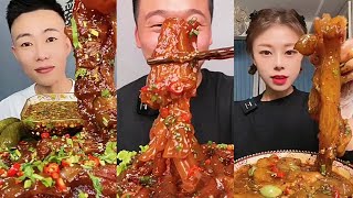 Food sharing delicious spicy Braised beef mukbang eatingshow [upl. by Melisa839]