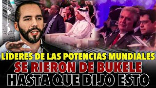 El día que Nayib Bukele les borro la sonrisa a las potencias mundiales [upl. by Idona]