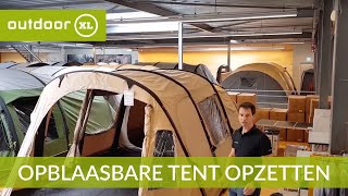 Opblaasbare tent opzetten  Zo zet je een opblaasbare tent op  OutdoorXL [upl. by Lemrac791]