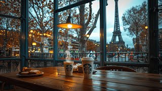 Feel the Rainy Autumn Cafe Ambience with Smooth Jazz Music amp Rain Sounds for Study Work Relax 🍁☕️ [upl. by Auof]