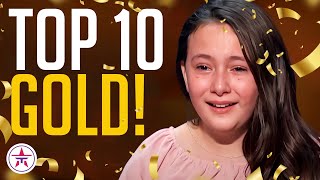 10 GOLDEN BUZZER KIDS That Stole Our Hearts on AGT [upl. by Lareine]