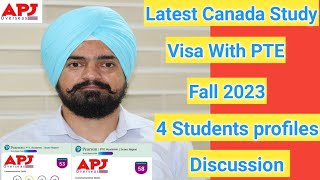 Canada study visa with PTE PTE Visa Success Rate in SDS and gernal categories sept 2023 [upl. by Sexela767]