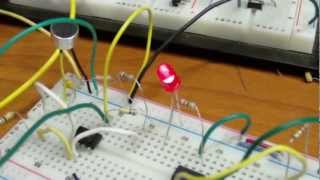 Mic amplifier and clap comparator circuit [upl. by Helgeson3]