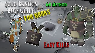 OSRS Solo Bandos Guide for Noobs  60 Method [upl. by Ahselat640]