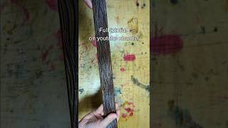 Woodgrain texture on leather is 👌🏻leatherwork leathercraft tutorial howto leather [upl. by Naujej]