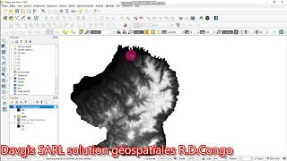 EXTRACTION BASSIN VERSANT AVEC QGIS Davgis [upl. by Ijar]