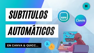 SUBTÍTULOS automáticos con Canva y Quicc ¡NUEVO [upl. by Armallas]