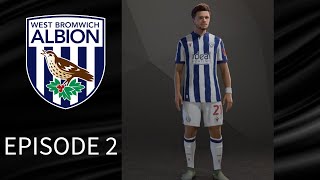 Player career mode episode 2 in West Bromwich scoring my first goal and assist [upl. by Nahsin]