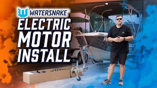 WaterSnake Electric Motor Install  TINNY BUILD SERIES EP17 [upl. by Jablon]