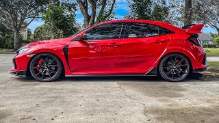 How to install lowering springs in your Honda Civic Type R  RSR lowering Springs [upl. by Eadwine938]