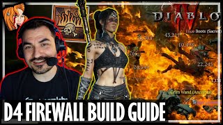 KRIPP’S FIREWALL SORC BUILD GUIDE Final  Diablo 4 [upl. by Haddad]