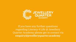 Literacy for Life at Jewellery Quarter Academy [upl. by Anaerdna572]