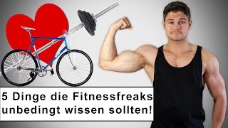 5 Dinge die man über Fitnesstraining wissen muss [upl. by Alvan506]