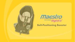 Car Seat Installation Maestro as a BeltPositioning Booster [upl. by Quince]