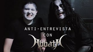 Abbath  Tutorial de Corpse Paint Black Metal Anti  Entrevista MB Live [upl. by Akemehc]