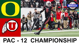 10 Oregon vs 17 Utah Highlights  Pac 12 Championship Game  2021 College Football Highlights [upl. by Einnahpets867]