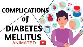 Complications of Diabetes Mellitus in Easy  Chemical Pathology  Animated [upl. by Stalder214]