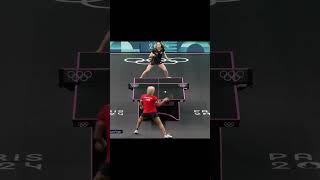 Table tennis womens best points paris2024 wtt worldtabletennis besttabletennis tabletennis tt [upl. by Meaghan53]