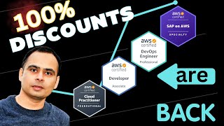 Free AWS Certification Voucher  Tech Courses  100  Free AWS certification Voucher [upl. by Yromem]