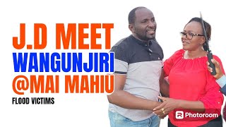 JEREMY DAMARIS MEET LUCY WANGUNJIRI FOR THE FIRST TIME EVERIN MAIMAHIU AS HE DONATES BLANKETS [upl. by Lorrad]