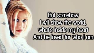 Christina Aguilera  Reflection Lyrics HD [upl. by Romulus]