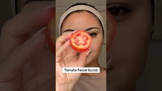 🍅TOMATO FACIAL At Home 😍7Days Fair amp Spotless Skin Challenge facial skincare youtube shorts [upl. by Ahsennod387]