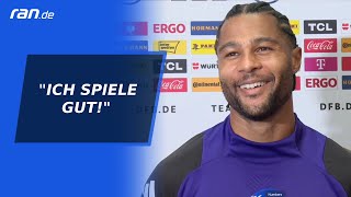 DFBComeback Gnabry direkt in der Startelf [upl. by Kinna]