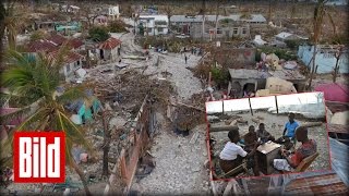 Hurricane Matthew Drohnenflug über Haiti nach dem MegaSturm [upl. by Ecinaj]