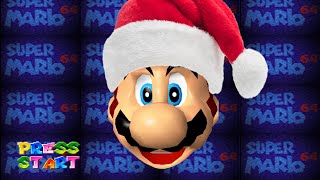 Mario 64 Christmas Themed ROM Hacks [upl. by Savdeep397]