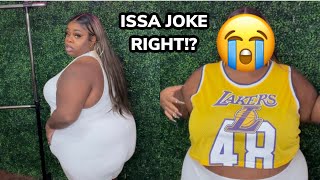 FASHION NOVA PLUS SIZE HAUL GIRL WTF 😳 IS THIS3x PLUS SIZE BARBIE 💙💕AMORETU [upl. by Denby534]