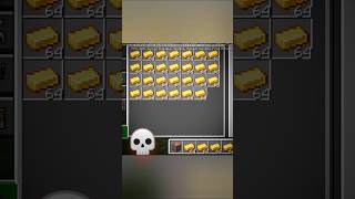 Minecraft unlimited gold 🎖️Hack 😈😎 shortsminecraftgamingfactshackhacksunlimitedforyouviral [upl. by Deerc]