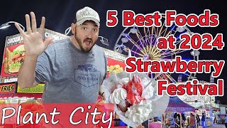 Best foods at 2024 Strawberry Festival BerryFest24 [upl. by Ynoble]