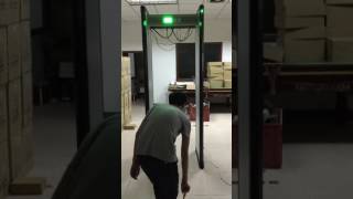 Rapiscan Metor 6s walk through metal detector Very best sensitivity and best quality [upl. by Mears]