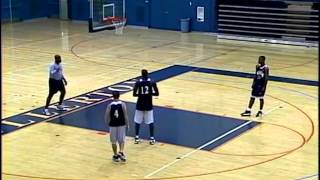 Effective Motion Offense Basketball Drill  2 Ball Shooting [upl. by Ydnih12]