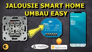 Smart Home Jalousie Rolladensteuerung nachrüsten Eltako Rollo Beschattungsaktor ESB62NP Anleitung [upl. by Noivaz909]