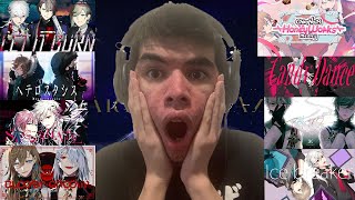 Reacting to Nijisanji JP Group ChroNoiR Original Songs amp Covers [upl. by Egedan]