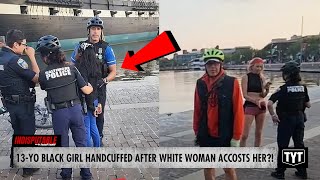 WATCH Cops Handcuff Young Black Girl Who Was Accosted By White Woman [upl. by Necila137]