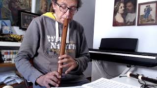 J van Eyck 38 Philis quam Philander tegen for tenor recorder [upl. by Hymen46]