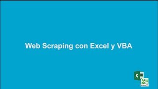 Curso Web Scraping con Excel y VBA [upl. by Jeddy]