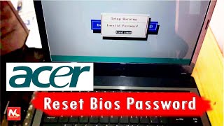 How to reset bios password acer laptop  Clear forgotten bios password [upl. by Grishilda]