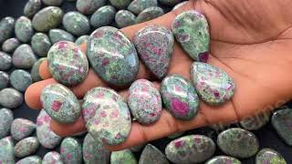 Benefits of Ruby kyanite Gemstone Cabochons Where to buy Gemstone Wholesale gemstone Reviews [upl. by Enailil]