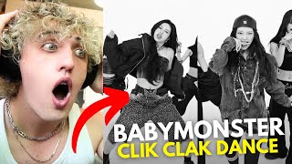 BABYMONSTER  ‘CLIK CLAK’ PERFORMANCE VIDEO  REACTION [upl. by Svirad]