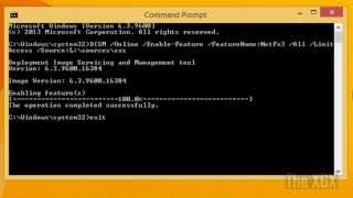 Installing the NET Framework 35 on Windows 8 or 81 [upl. by Odetta]